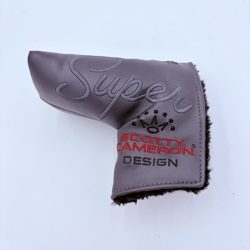 Scotty Cameron Design Fine Milled Putters Super Blade Cover Headcover Gray